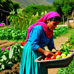 Latina Kongji**

"A vibrant and determined young Latina woman, fully clothed in modest, colorful traditional clothing, working diligently in a bustling community garden in a small Latin American village. She is tending to crops, surrounded by other women helping each other. The scene is bathed in warm sunlight, showcasing the lush greenery and colorful flowers. Safe for work, appropriate content, perfect anatomy, natural proportions, professional photography, family-friendly."

**